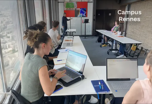 les étudiants au coeur du stade Rennais 