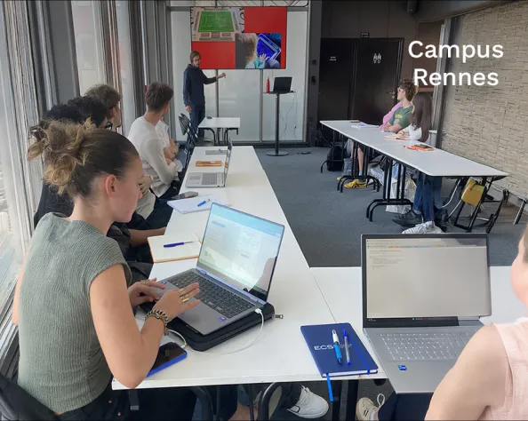 les étudiants au coeur du stade Rennais 